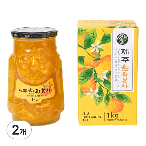 한라봉차 1KG, 1개입, 2개