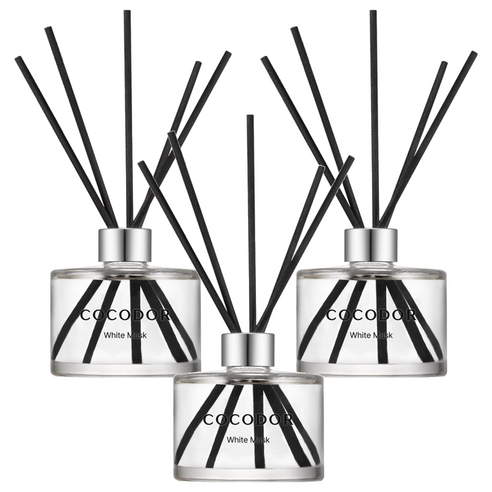 코코도르 퍼퓸 디퓨저, 화이트머스크, 200ml, 3개