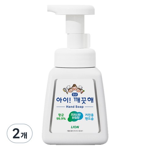아이깨끗해 키친용 핸드워시 바질, 250ml, 2개