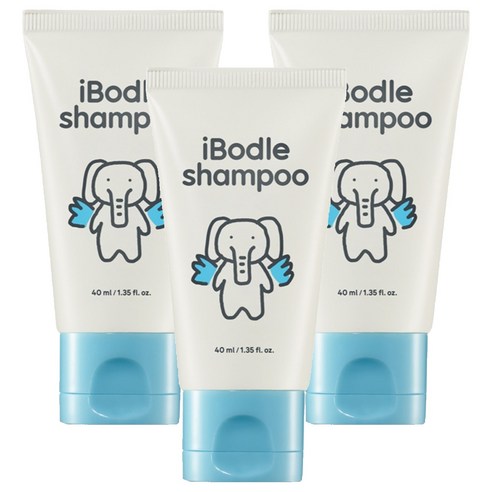 아이보들 샴푸, 3개, 40ml