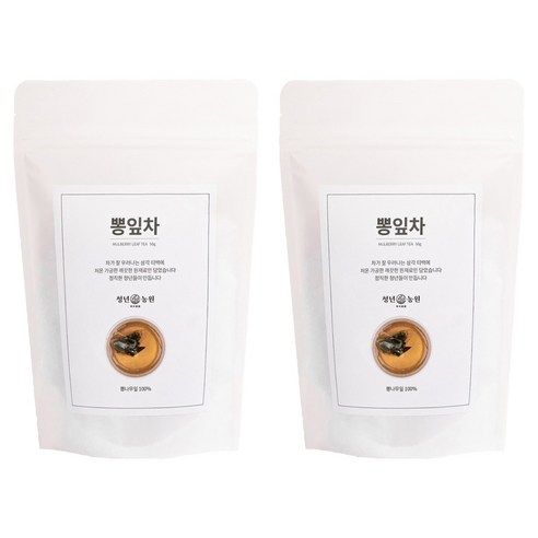 청년농원 저온가공 뽕잎차 삼각티백, 1g, 50개입, 2개