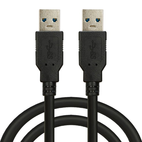 컴길 USB3.0 연장케이블 수-수 블랙, 1개, 1.5m