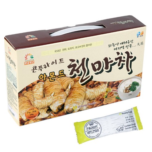 오양식품 콘푸라이트 아몬드 천마차, 21g, 30개입, 1개