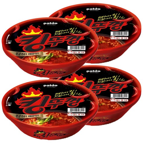 팔도 킹뚜껑 110g, 4개