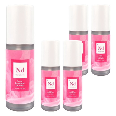 니치다운 정수리 냄새 제거 헤어 미스트, 50ml, 5개
