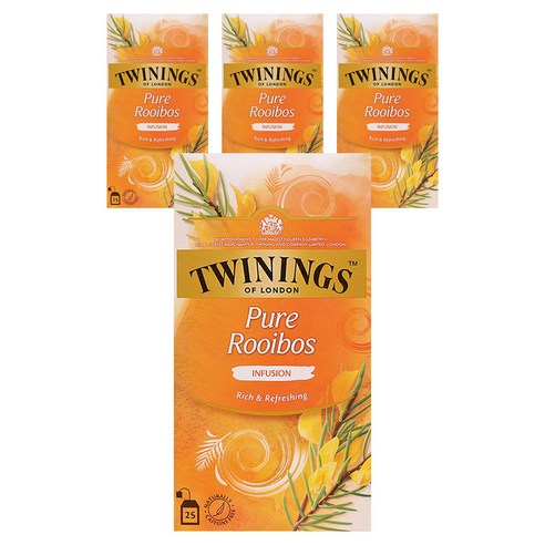 트와이닝 루이보스 티백, 2g, 25개입, 4개
