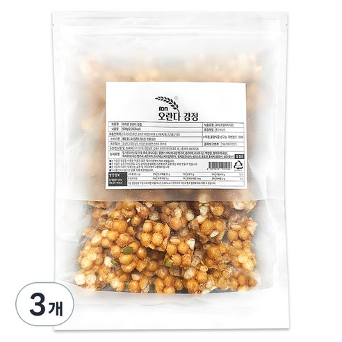아이온 오란다 강정, 500g, 3개