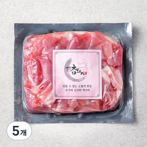 전통참돼지 앞다리 찌개용 (냉장), 400g, 5개