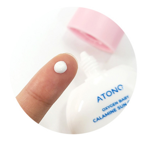 끈적임 없이 산뜻하게, 아토앤오투 칼라민 선크림으로 우리 아이 피부를 건강하게!