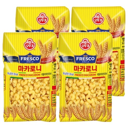 오뚜기프레스코 마카로니, 500g, 4개