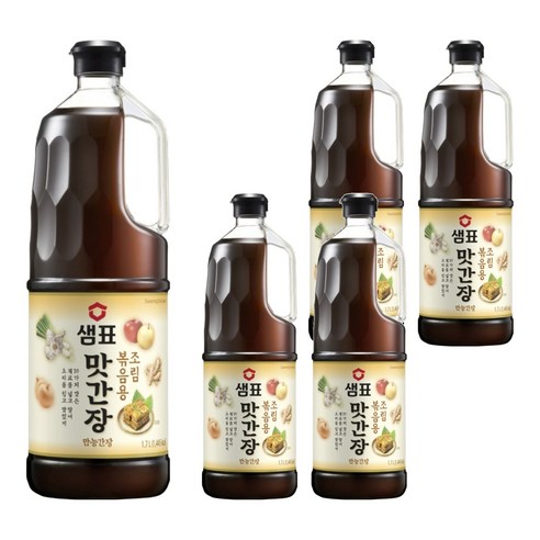 샘표 조림볶음용 맛간장, 1.7L, 5개