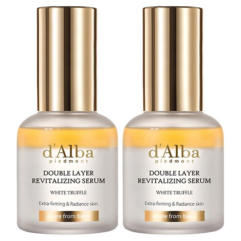달바 화이트 트러플 더블 레이어 리바이탈라이징 세럼, 30ml, 2개