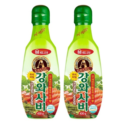 움트리 프리미엄 강와사비, 430g, 2개