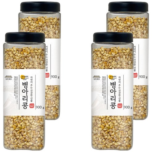 건강곡간 조각내어 불릴 필요없이 간편한 병아리콩 통, 900g, 4개