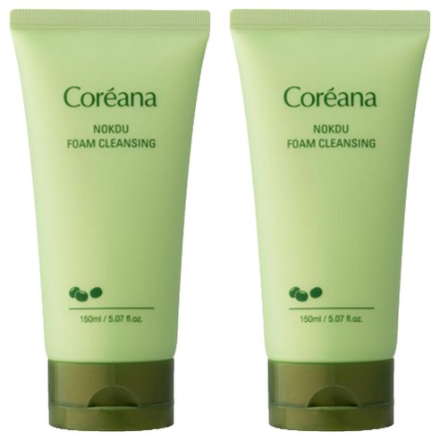 코리아나 녹두 클렌징폼, 150ml, 2개