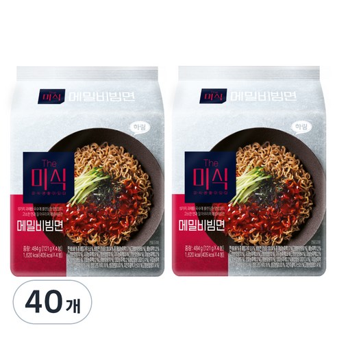 더미식 메밀 비빔면 121g, 40개