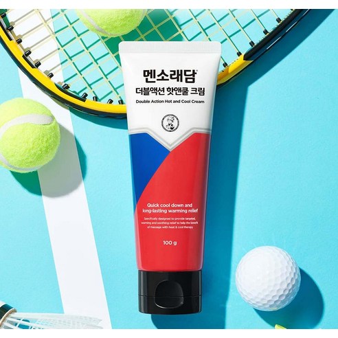 뜨겁고 시원하게, 멘소래담 더블액션 핫앤쿨 크림으로 활력을 되찾으세요!