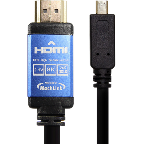 마하링크 Ultra HDMI TO MICRO HDMI Ver2.1 8K케이블 ML-HC8012, 1개, 1.2m