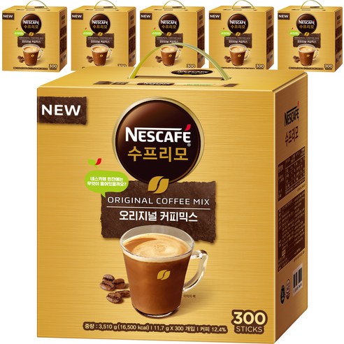네스카페 수프리모 커피믹스, 300개입, 6개