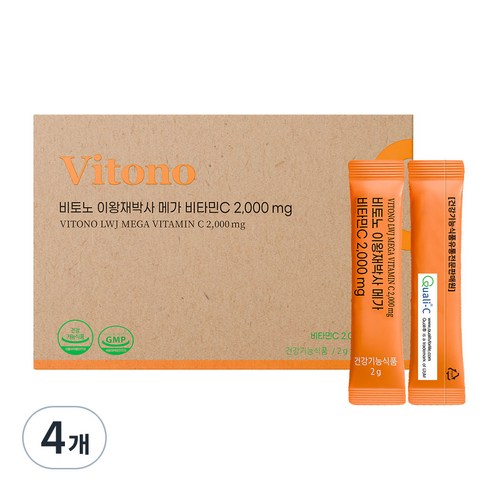 비토노 이왕재박사 메가 비타민C, 180g, 4개