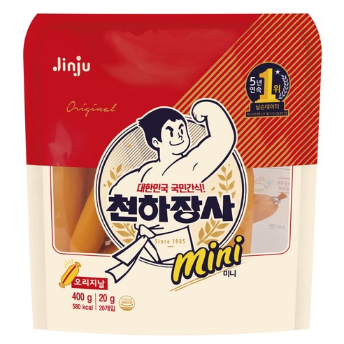 천하장사 오리지날 미니 소시지, 400g, 1개