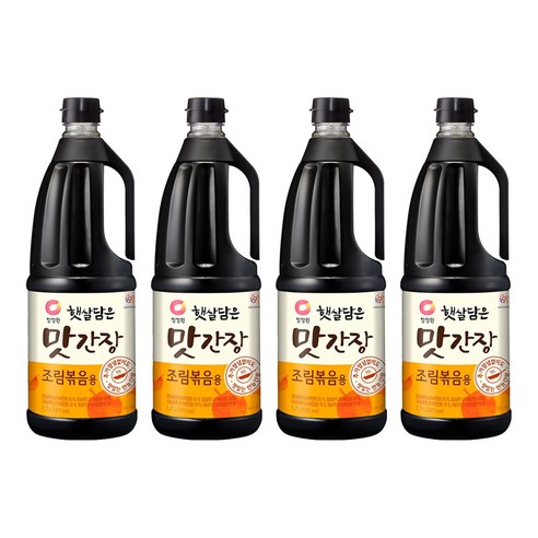 햇살담은 맛간장 조림볶음용, 1.7L, 4개