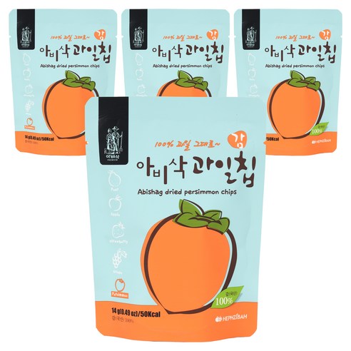 아비삭 과일칩, 14g(1개), 4개