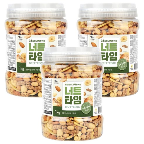 너트타임 그린 믹스넛, 1kg, 3개