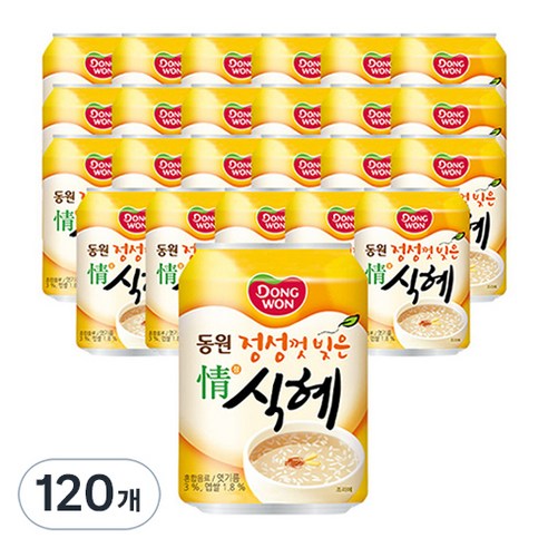 동원 정성껏 빚은 식혜 238ml, 72개