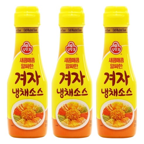 오뚜기 겨자냉채소스, 250g, 3개