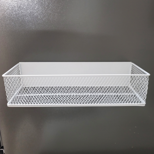 홈앤에이 다용도 철제 마그네틱 선반, 1개, 35 x 10.5 x 8.5 cm (하단부), 화이트