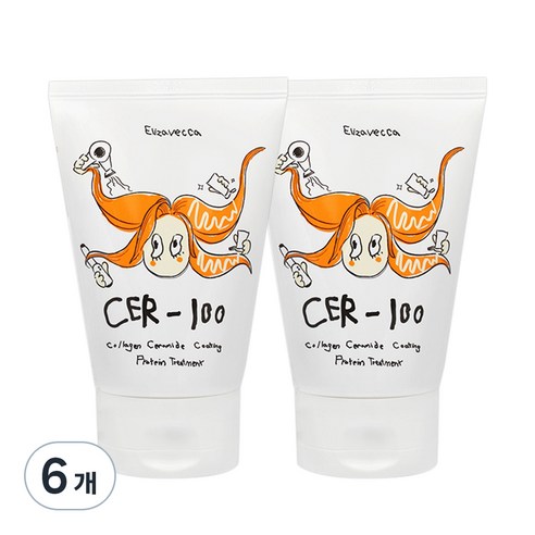 엘리자베카 밀키피기 콜라겐 세라마이드 코팅 프로틴 트리트먼트, 100ml, 6개