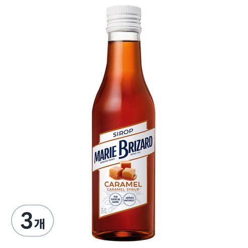 마리브리자드 카라멜 시럽, 250ml, 3개