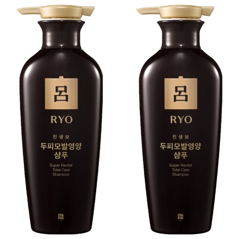 려 진생보 두피모발영양 샴푸, 400ml, 2개