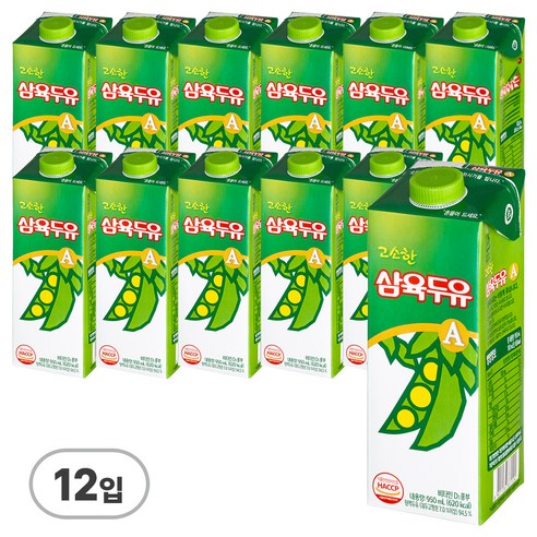 삼육두유 고소한 두유 A, 12개, 950ml