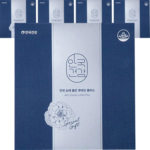 안국건강 안국 눈에좋은 루테인 플러스 스페셜기프트 + 쇼핑백, 180정, 5개