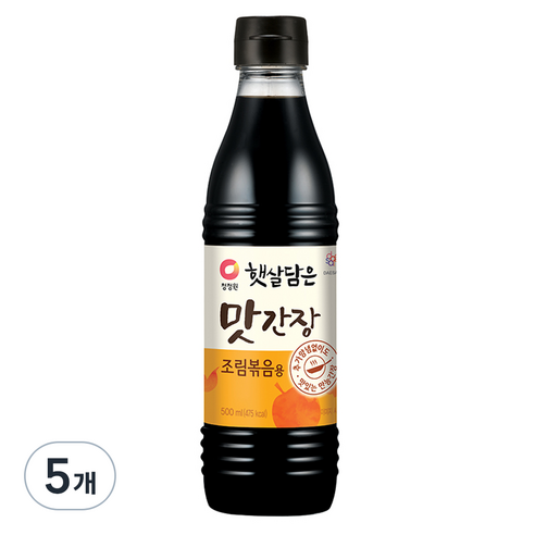 햇살담은 맛간장 조림볶음용, 500ml, 5개