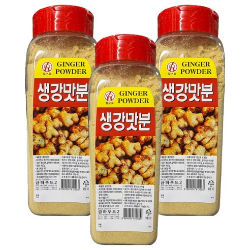금하 생강맛분, 400g, 3개