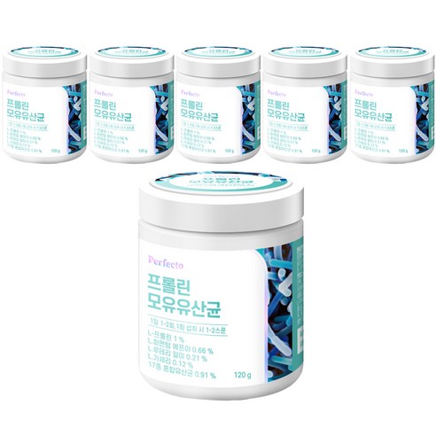 퍼펙토 프롤린 모유유산균, 120g, 6개