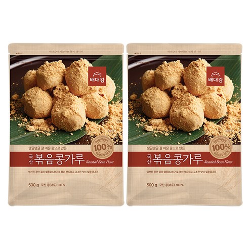 배대감 국산 볶음콩가루, 500g, 2개