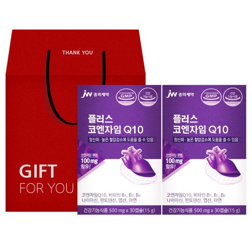 중외제약 플러스 코엔자임 Q10 선물세트, 30정, 1세트