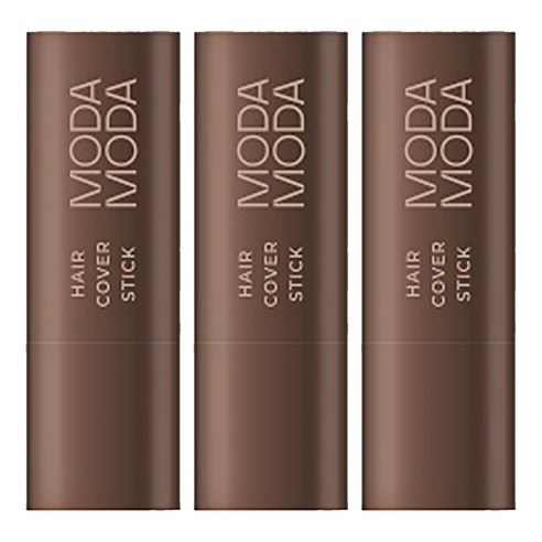 모다모다 프로체인지 헤어 커버 스틱 3.5g, 3호 자연갈색, 3개