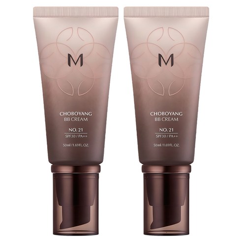 미샤 M 초보양 비비크림 SPF30 PA++, 21호화사한베이지, 50ml, 2개