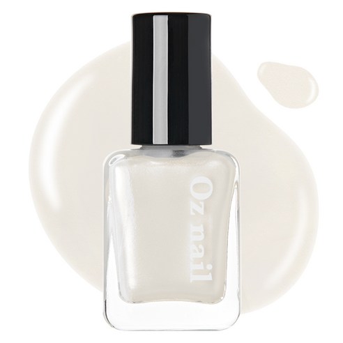 오즈네일 샤인 무드 네일 컬러 매니큐어, 37 펄리 화이트, 8ml, 1개