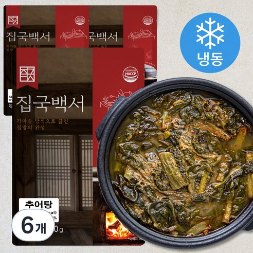 집국백서 가마솥 수제 추어탕 (냉동), 500g, 6개