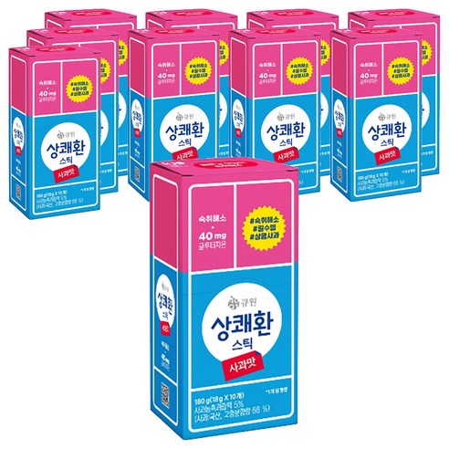 상쾌환 스틱 사과맛, 18g, 100개