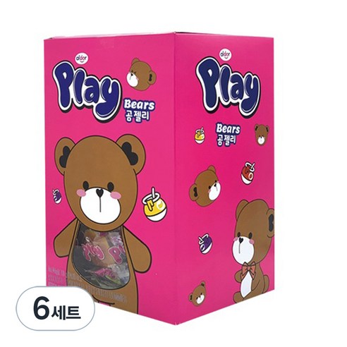 알도르 플레이 베어 젤리, 700g, 6개