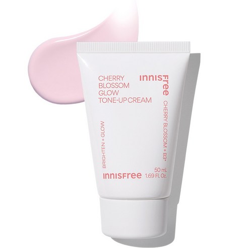 [비건뷰티] 이니스프리 왕벚꽃 글로우 톤업 크림, 50ml, 1개