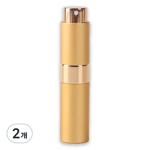 바코젤 향수 공병 8ml, 골드, 2개