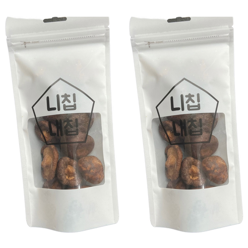 니칩내칩 통 표고버섯칩, 50g, 2개